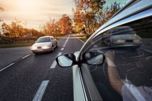 cars driving on the road car accident