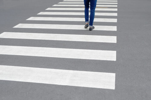 crosswalk pedestrian